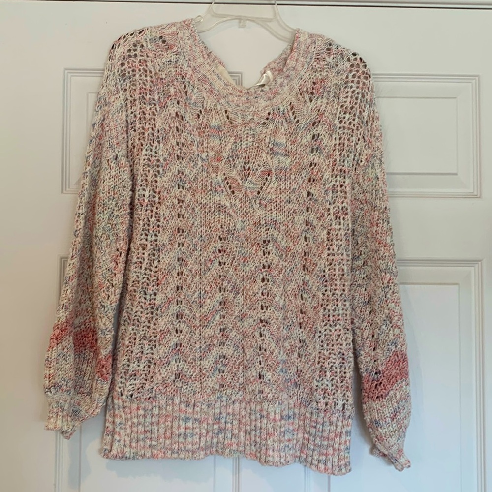 Lauren Conrad Ladies sweater with bow on back